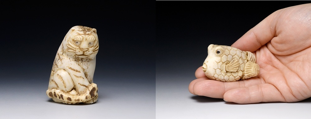 プラグス マーケット高知店】『森謙次根付彫刻展 ～戯画タウン