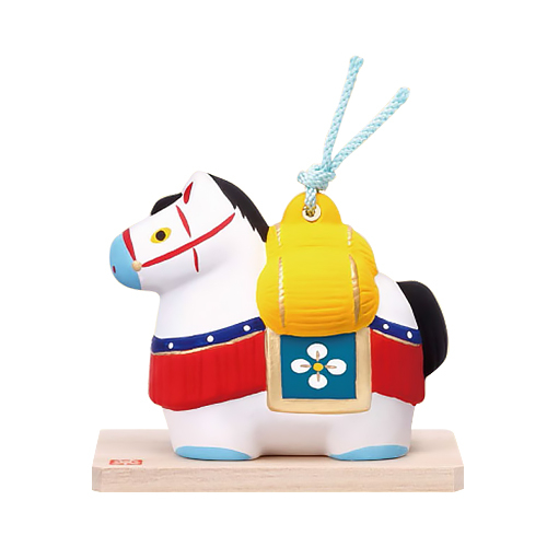 薬師窯 錦彩招福寿午　恵駒土鈴 ３６.jpg