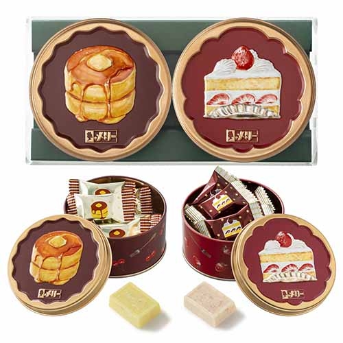 メリーチョコレート；ホットケーキ缶＆ショートケーキ缶.jpg